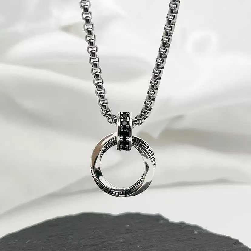 925 Sterling Silver Chain Necklace Men - Novo 925 prata esterlina colar corrente