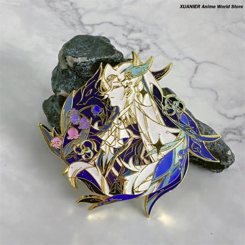 Anime Pendant Necklace - Broche de Metal Anime Neuvillette Genshin