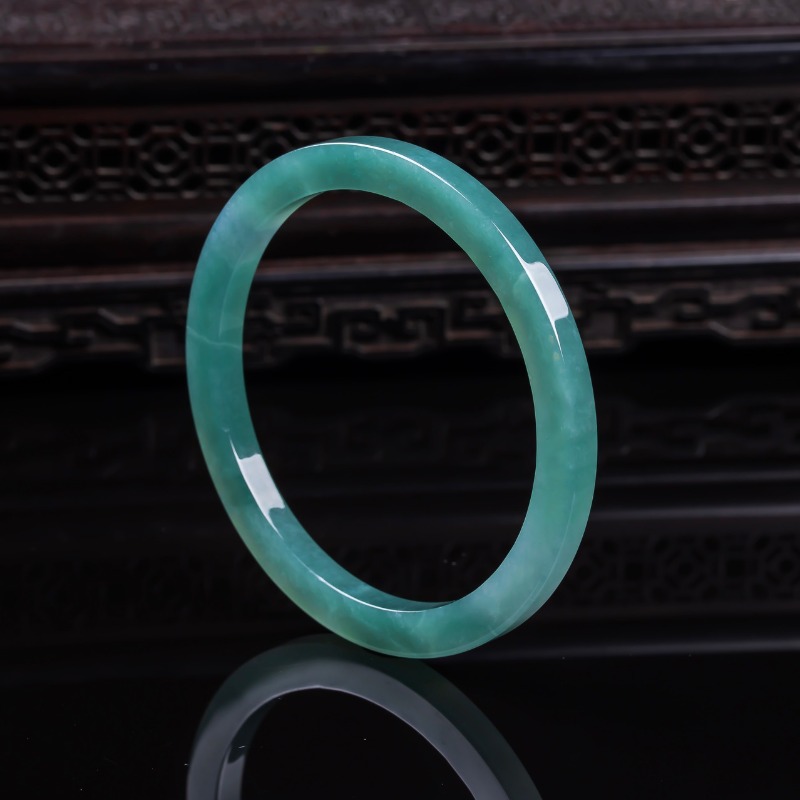 Bracelets - Pulseira de Jade Esmeralda Natural Birmanesa