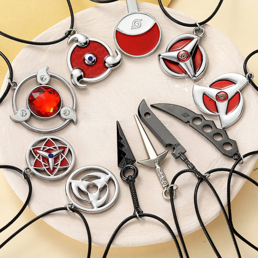 Anime Pendant Necklace - Colar com Pingente Naruto Uzumaki, Joia
