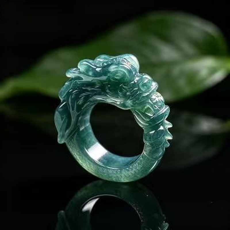 Anel de jadeíta de qualidade s - Rings avaliação e preço
