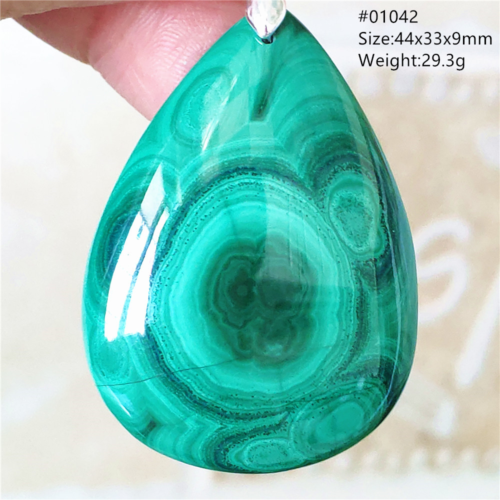 Natural Verde Malaquita Crisoc - 925 Sterling Silver Chain Necklace Men avaliação e preço