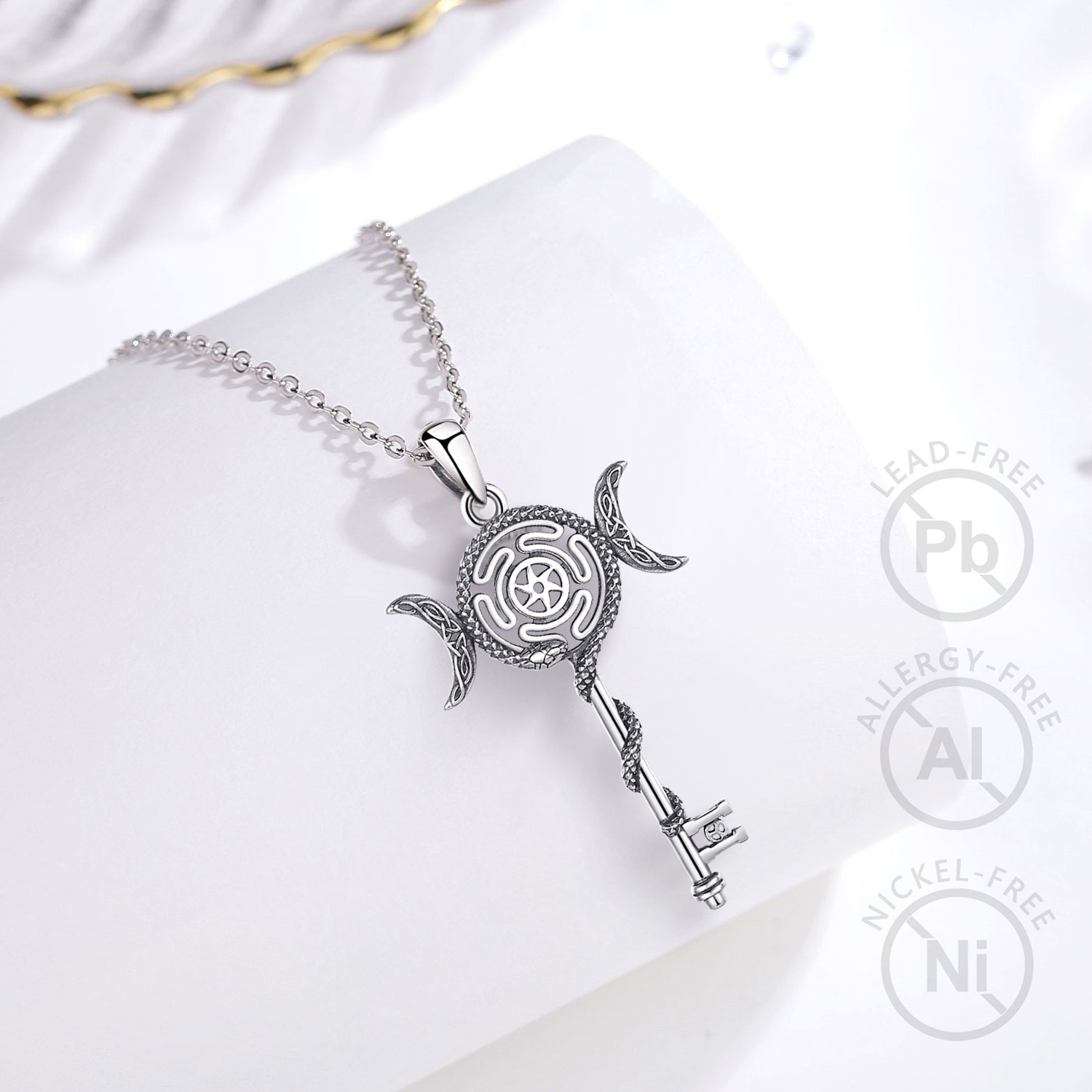Eudora 925 prata esterlina hec - 925 Sterling Silver Chain Necklace Men avaliação e preço