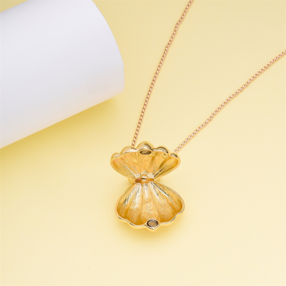 Moda melodia sereia concha pin - Heart Locket Necklace Photo avaliação e preço
