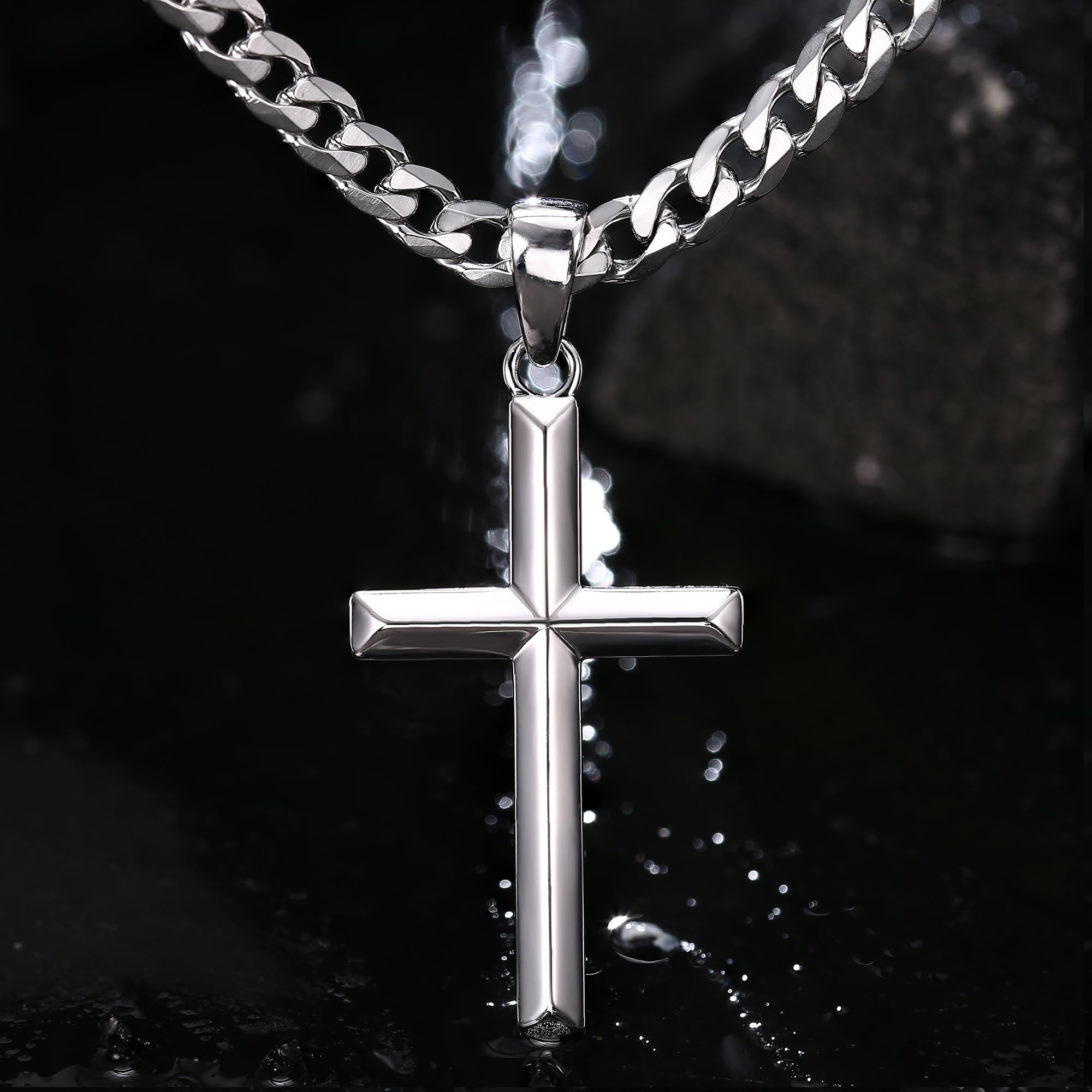 Fansilver 925 prata esterlina  - 925 Sterling Silver Chain Necklace Men avaliação e preço