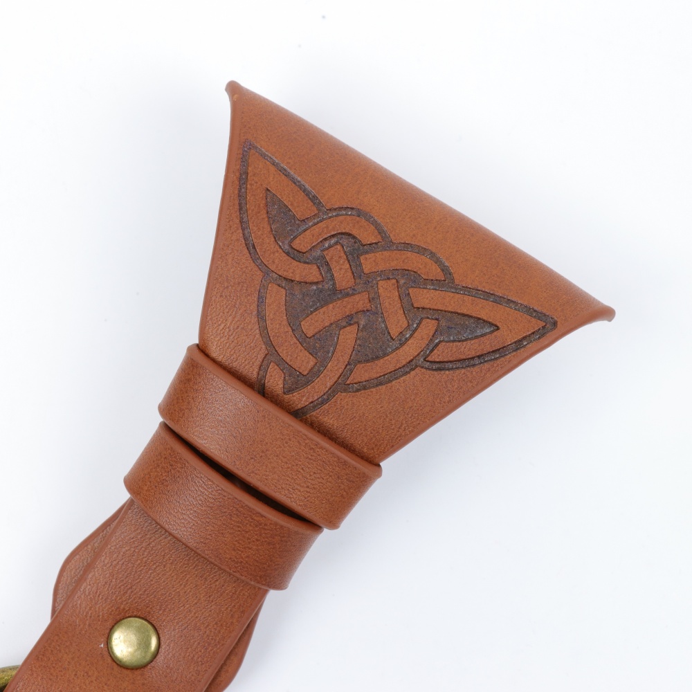 Saia medieval de couro PU, cin - Rings avaliação e preço