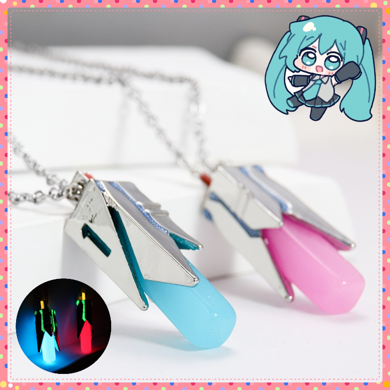 Colar de Anime Miku, Joia Fluo - Anime Pendant Necklace avaliação e preço