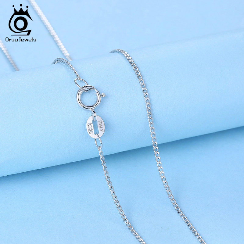 Orsa jóias italiano 925 prata  - 925 Sterling Silver Chain Necklace Men avaliação e preço