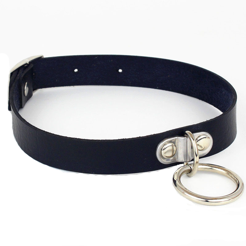 Colar punk de couro tipo garga - Goth Punk Spike Choker avaliação e preço