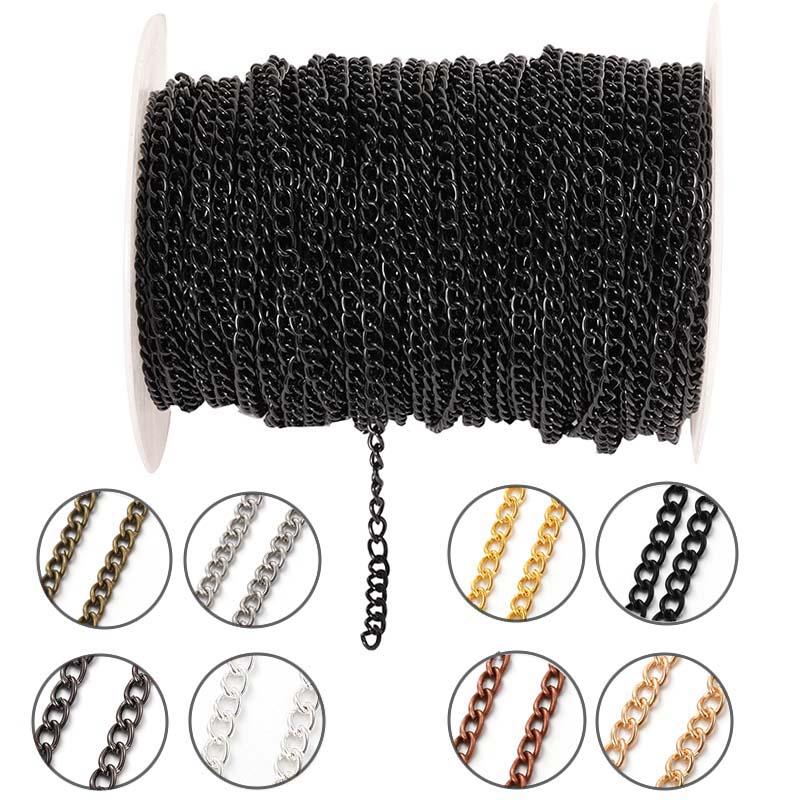 Corrente Fina de Metal Oval Pl - Body Jewelry avaliação e preço