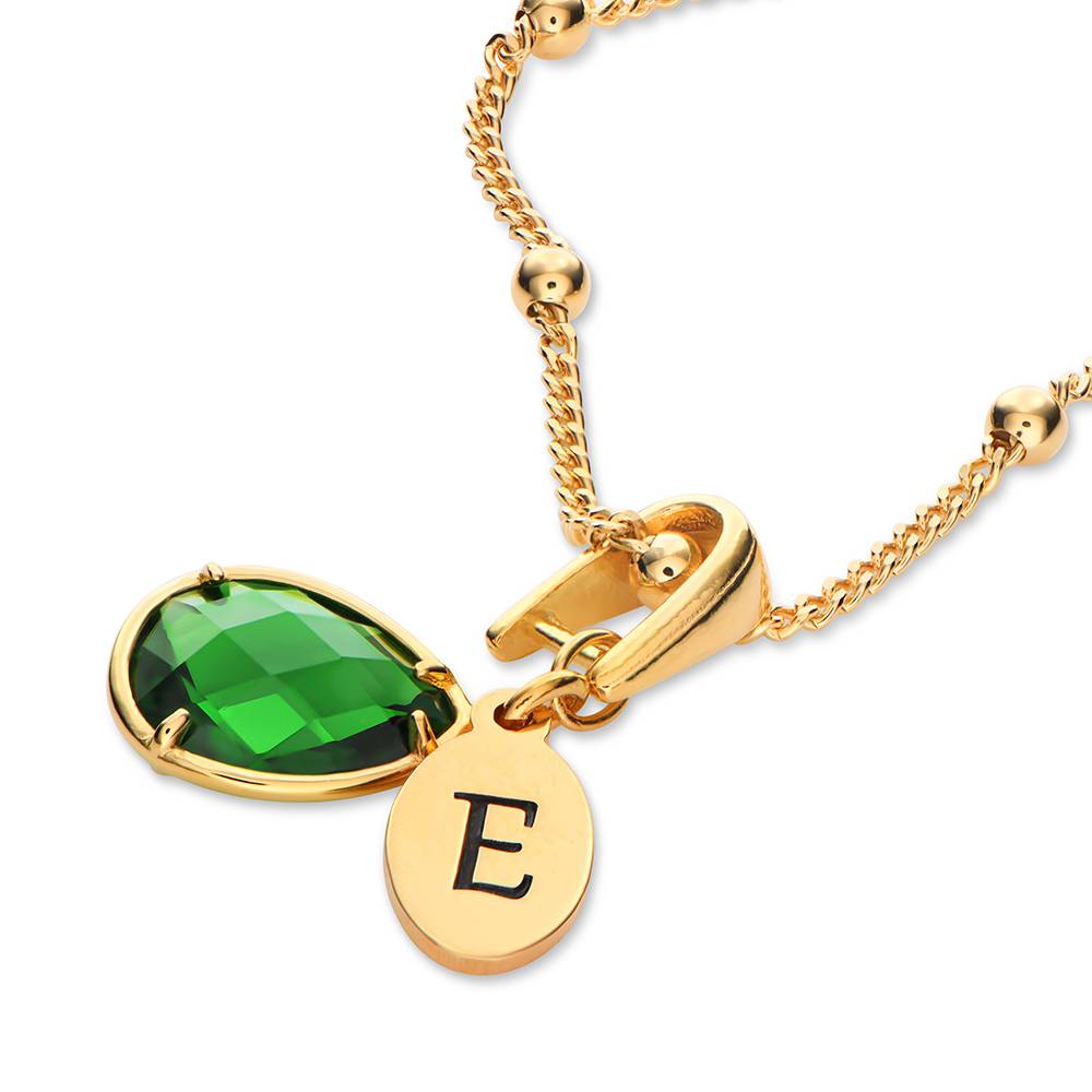 Nome personalizado pingente pe - Initial Letter Necklace 18K Gold avaliação e preço