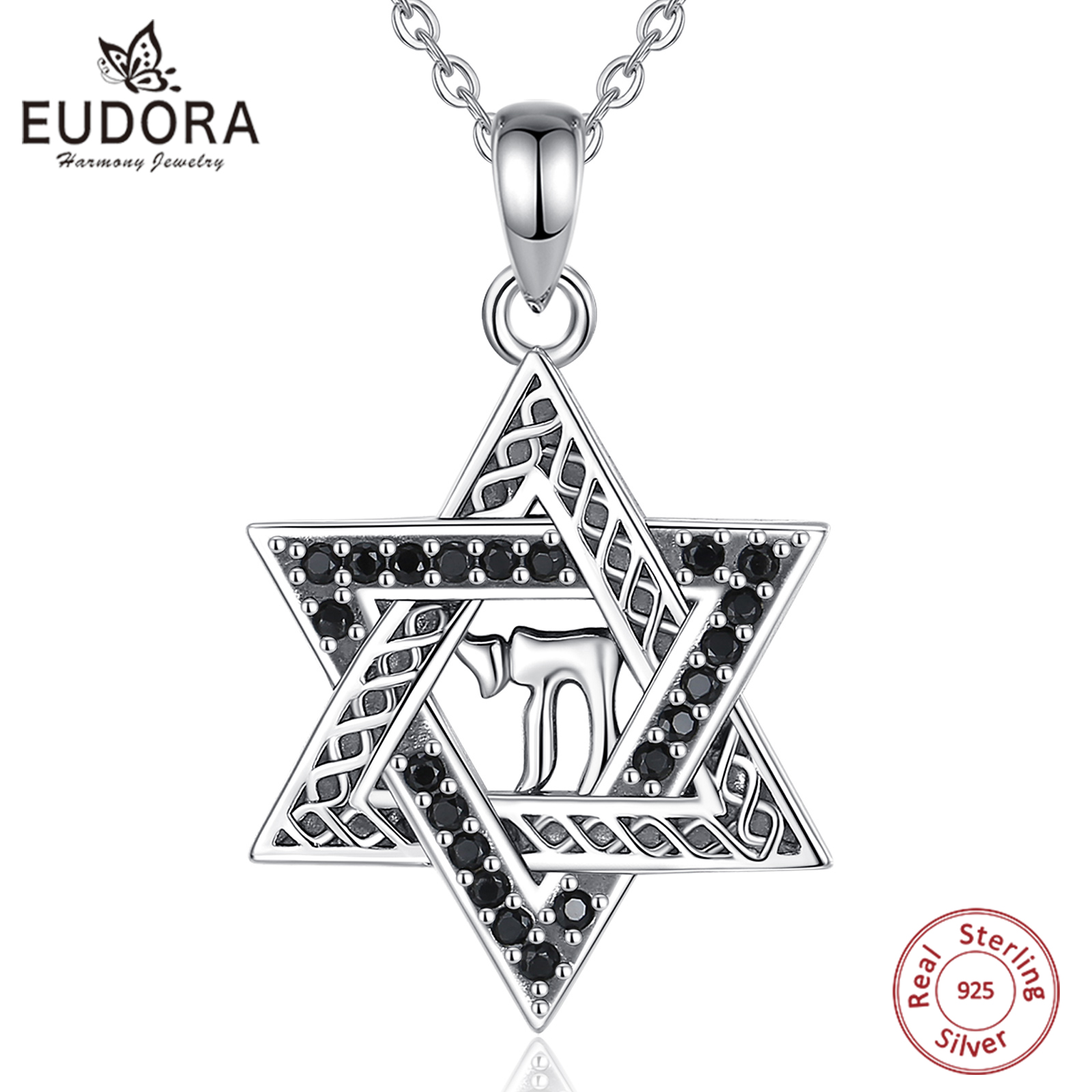 Eudora-925 Sterling Silver Sta - 925 Sterling Silver Chain Necklace Men avaliação e preço