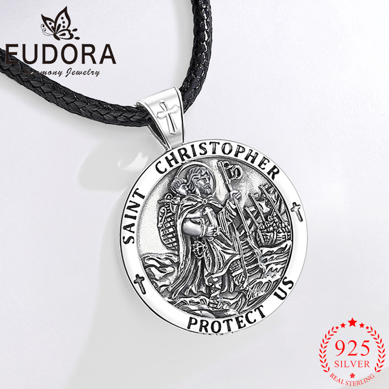 Eudora novo 925 prata esterlin - 925 Sterling Silver Chain Necklace Men avaliação e preço