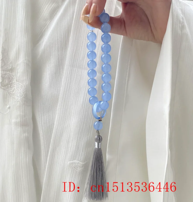 Green Jade Stone Beads Tassel  - Bracelets avaliação e preço