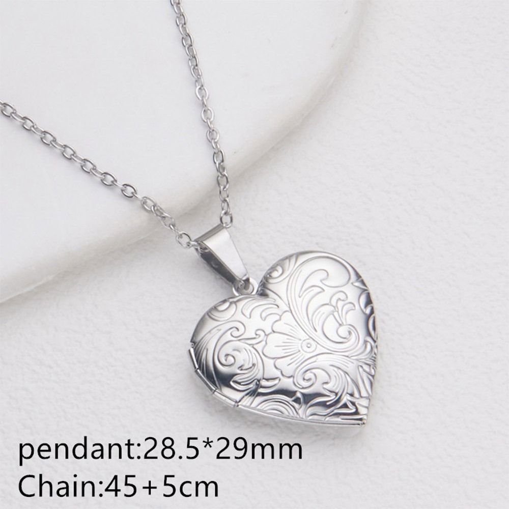 Colar DIY com Foto e Imagem Lo - Heart Locket Necklace Photo avaliação e preço
