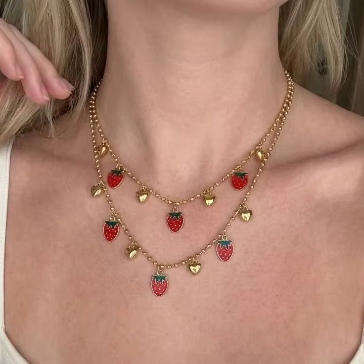 Colar com pingente em forma de - Layered Pendant Necklace Aesthetic avaliação e preço
